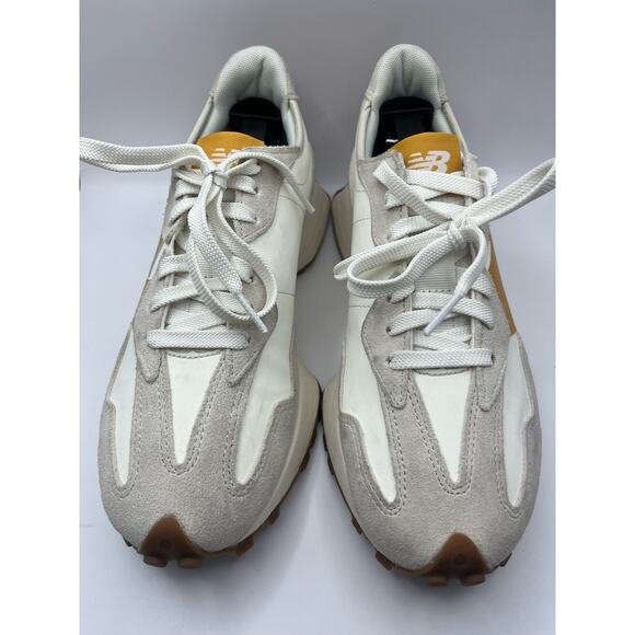 New Balance 327 Sea Salt Golden Hour Men’s Sneaker Size 8 USED - Picture 5 of 8